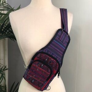 Boho Guatemalan Colorful  Sling Bag